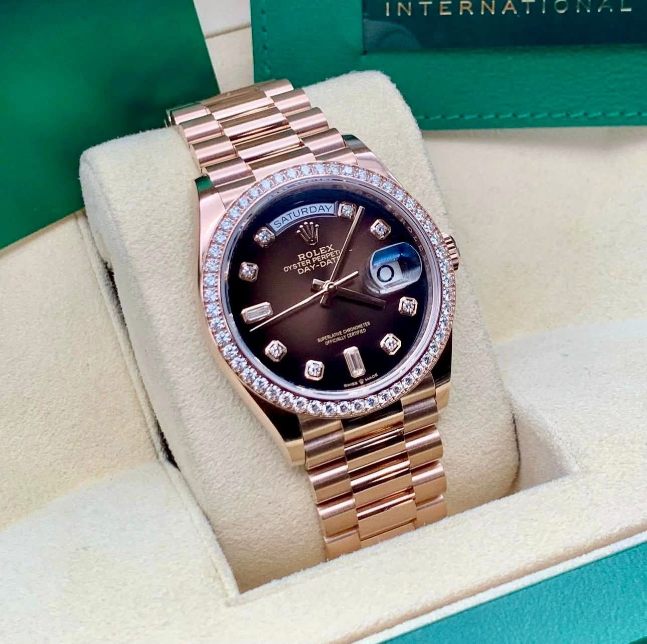 Swiss Luxury Watch | Automatic Watch Day - Date | 316L Stainless Steel Case |Asian Clone 3186 Movement