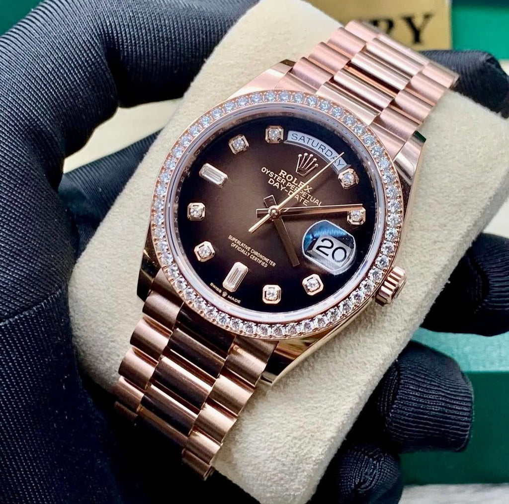 Swiss Luxury Watch | Automatic Watch Day - Date | 316L Stainless Steel Case |Asian Clone 3186 Movement