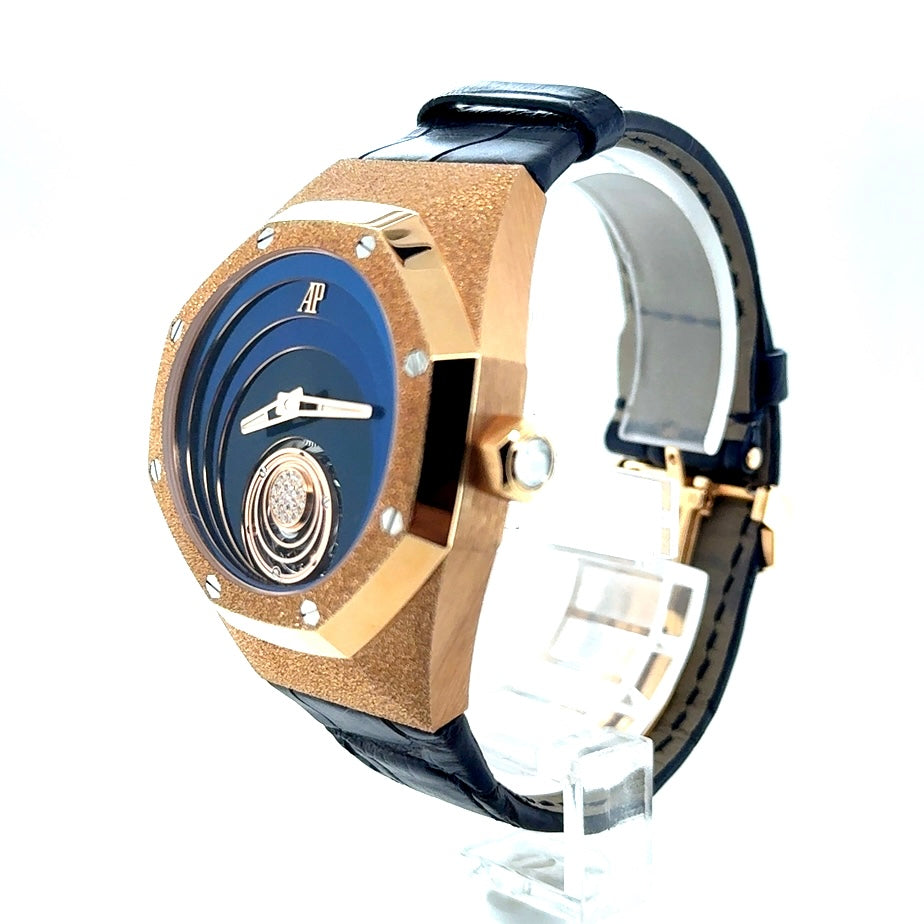 Luxury Swiss-Style Automatic Watch | Blue Concentric Dial | 904L Stainless Steel Case