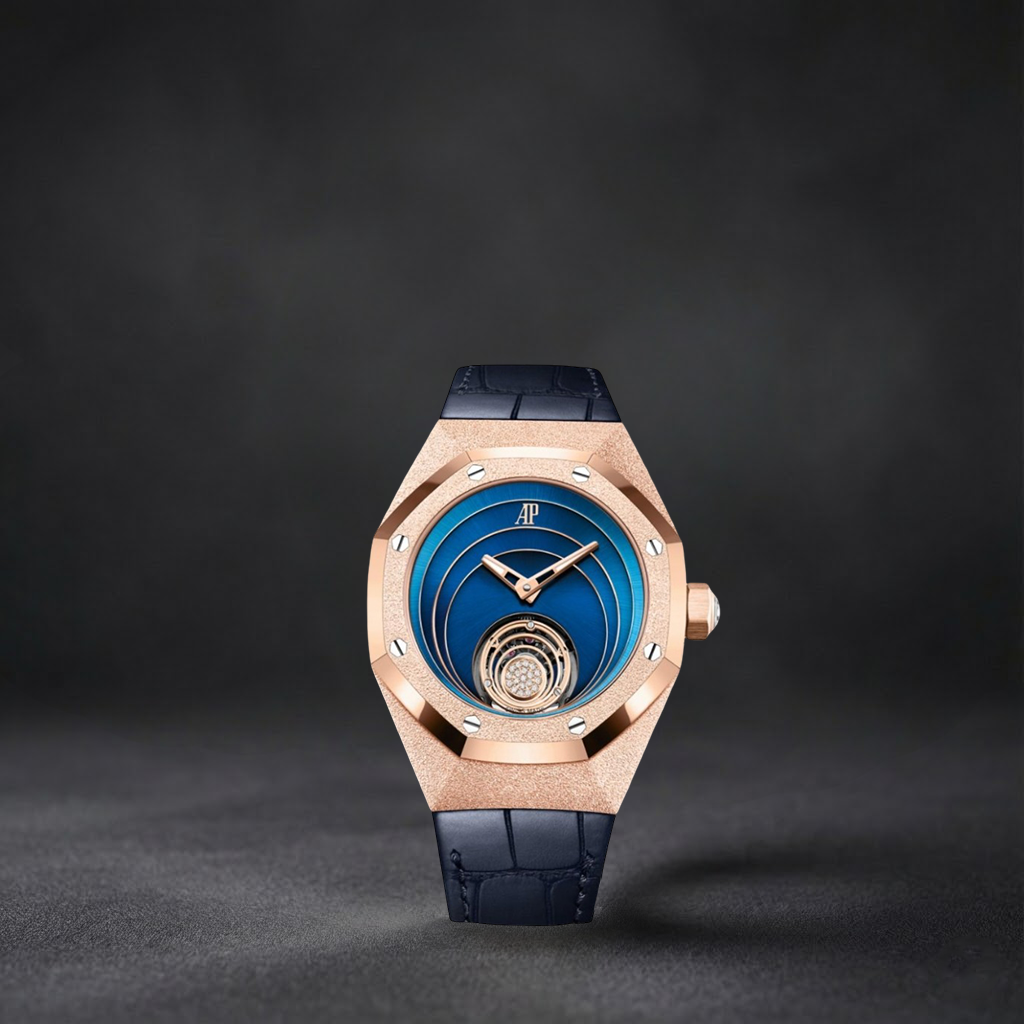 Luxury Swiss-Style Automatic Watch | Blue Concentric Dial | 904L Stainless Steel Case