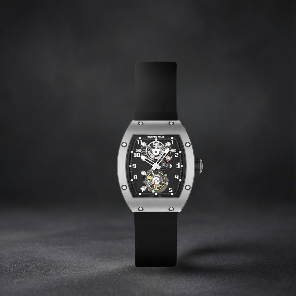 Luxury Automatic Watch | Automatic Movement | Stainless Steel Case | Black Rubber Strap | Automatic Watch