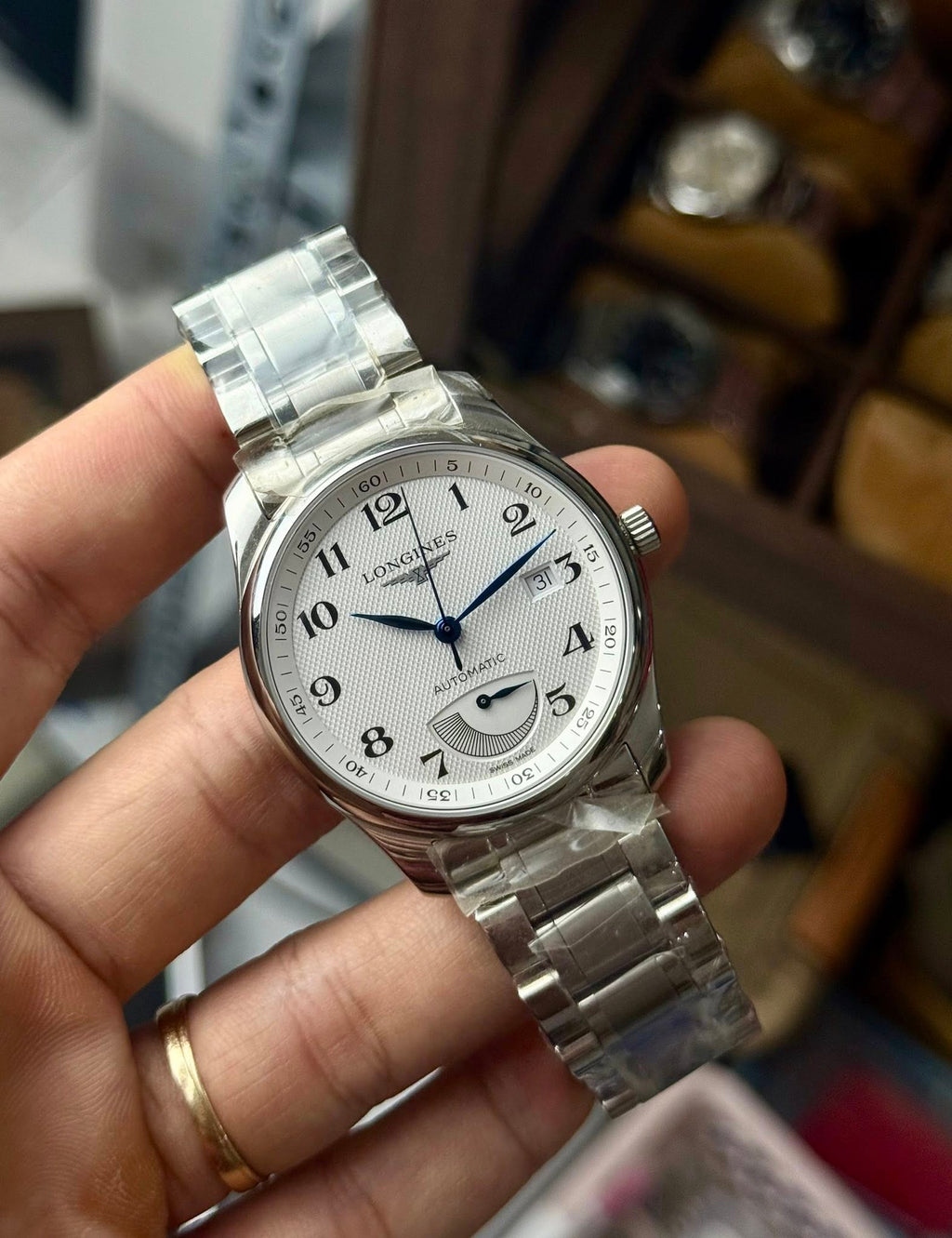 High-end Swiss watch | Automatic watch | Round shape | 904L stainless steel strap