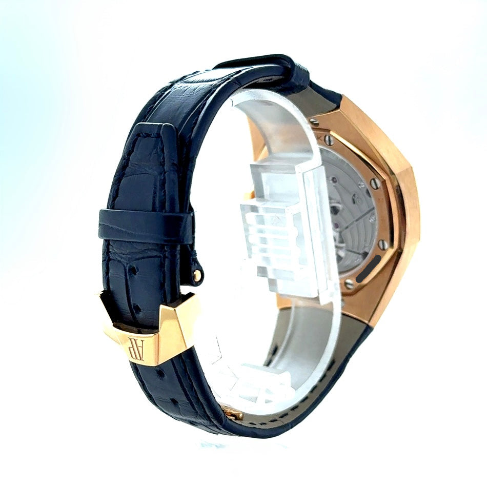 Luxury Swiss-Style Automatic Watch | Blue Concentric Dial | 904L Stainless Steel Case