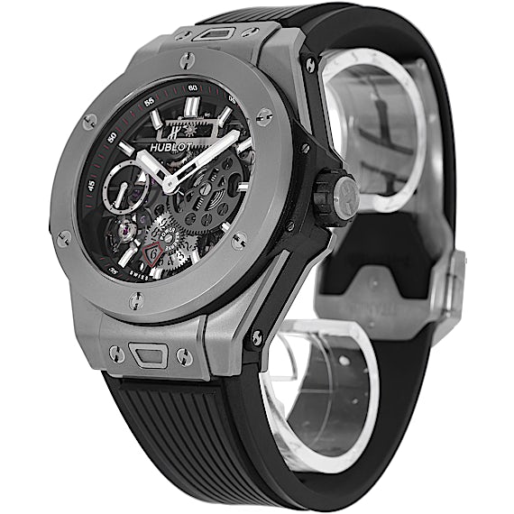 Swiss-Style Skeleton Watch | Automatic Movement | Black Dial with Transparent Case | Rubber Strap | Stainless Steel Bezel