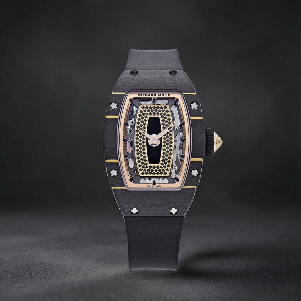 Luxury Automatic Watch | Richard Mille Style | Automatic Movement | Black and Yellow Design