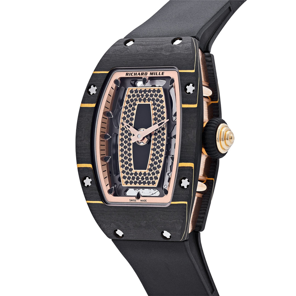 Luxury Automatic Watch | Richard Mille Style | Automatic Movement | Black and Yellow Design