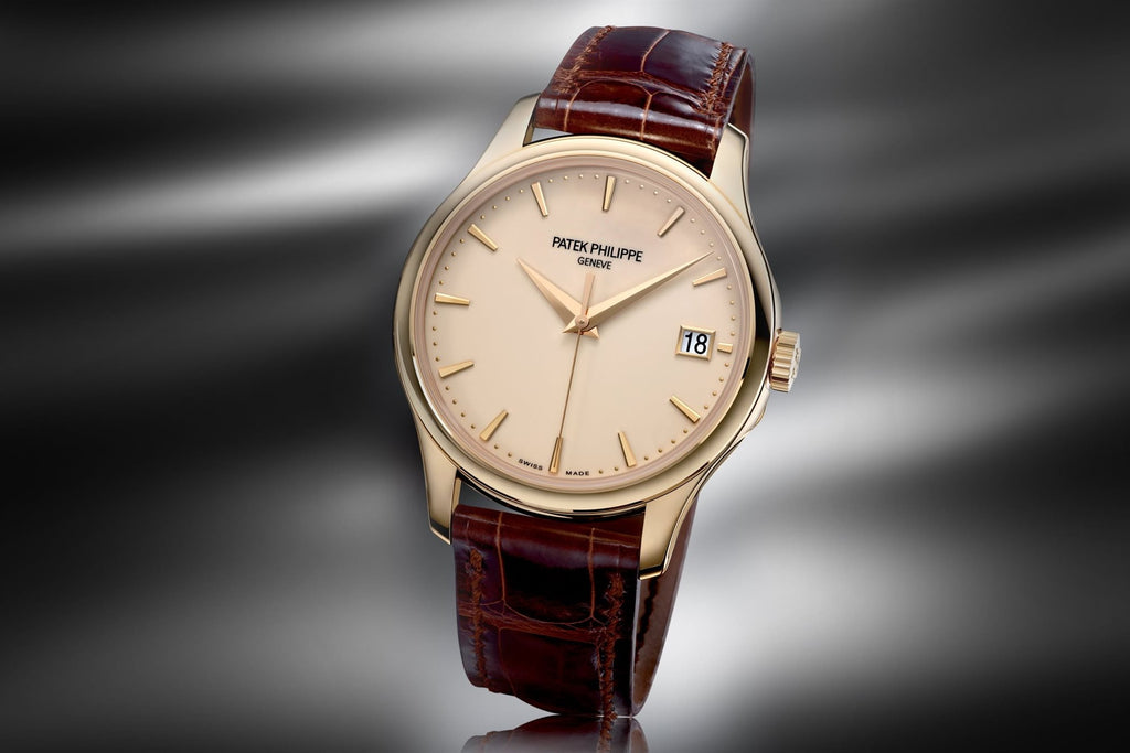 Luxury Swiss Watch | Automatic Movement | Cream Dial | Stainless Steel Case | Brown Leather Strap | Date Display