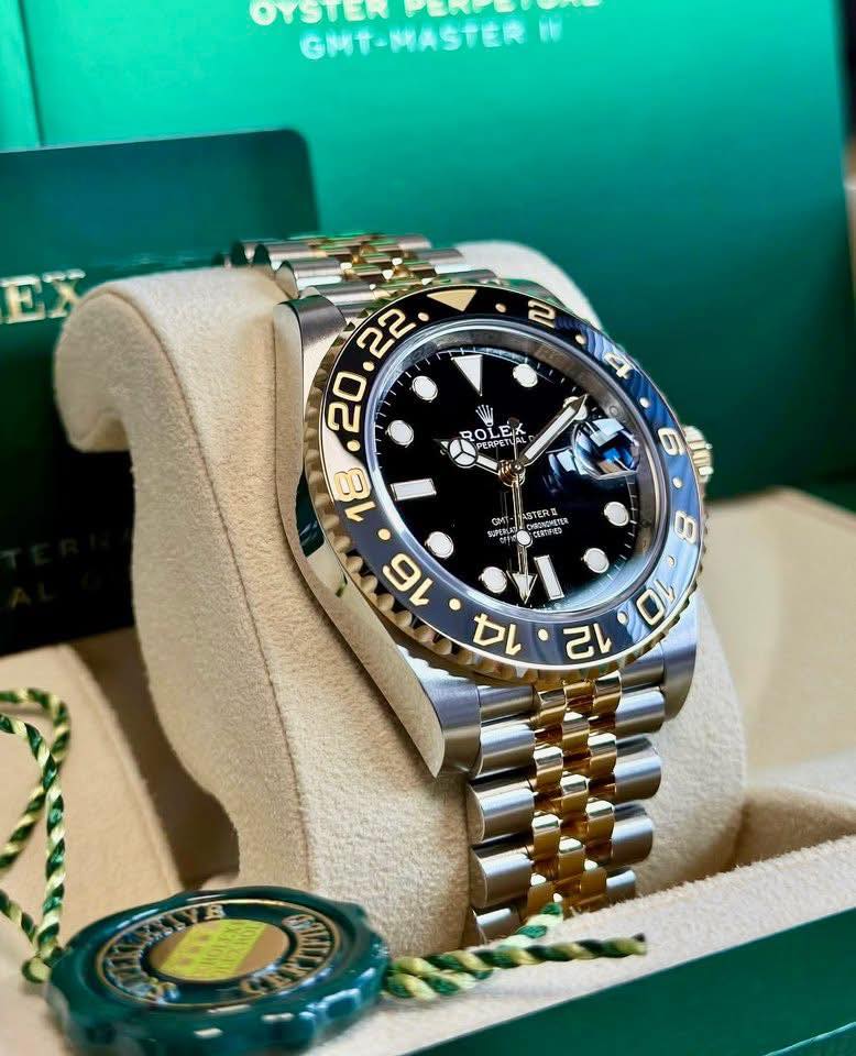 Swiss Luxury Watch | Automatic Mod Watch GMT | 316L Stainless Steel Case | Smooth Bezel | Asian Clone 3186 Movement