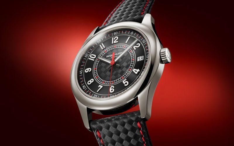 Luxury Swiss Watch | Automatic Movement | Black Textured Dial | Stainless Steel Case | Black Leather Strap | Date Display