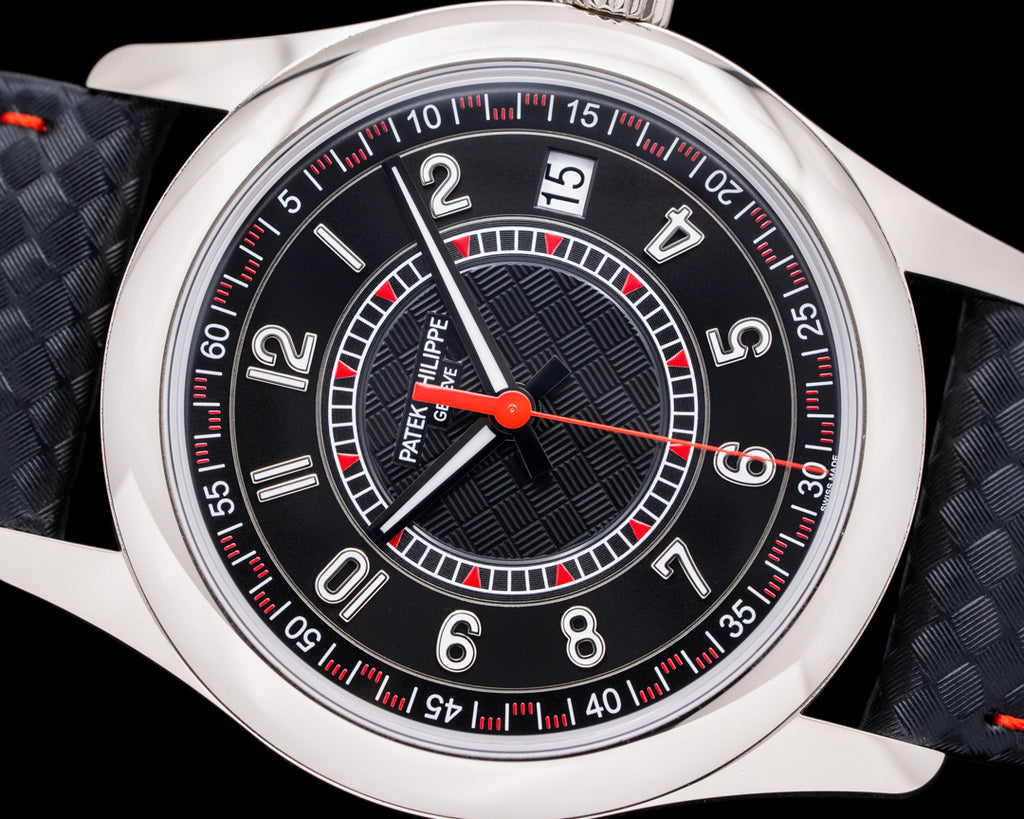 Luxury Swiss Watch | Automatic Movement | Black Textured Dial | Stainless Steel Case | Black Leather Strap | Date Display