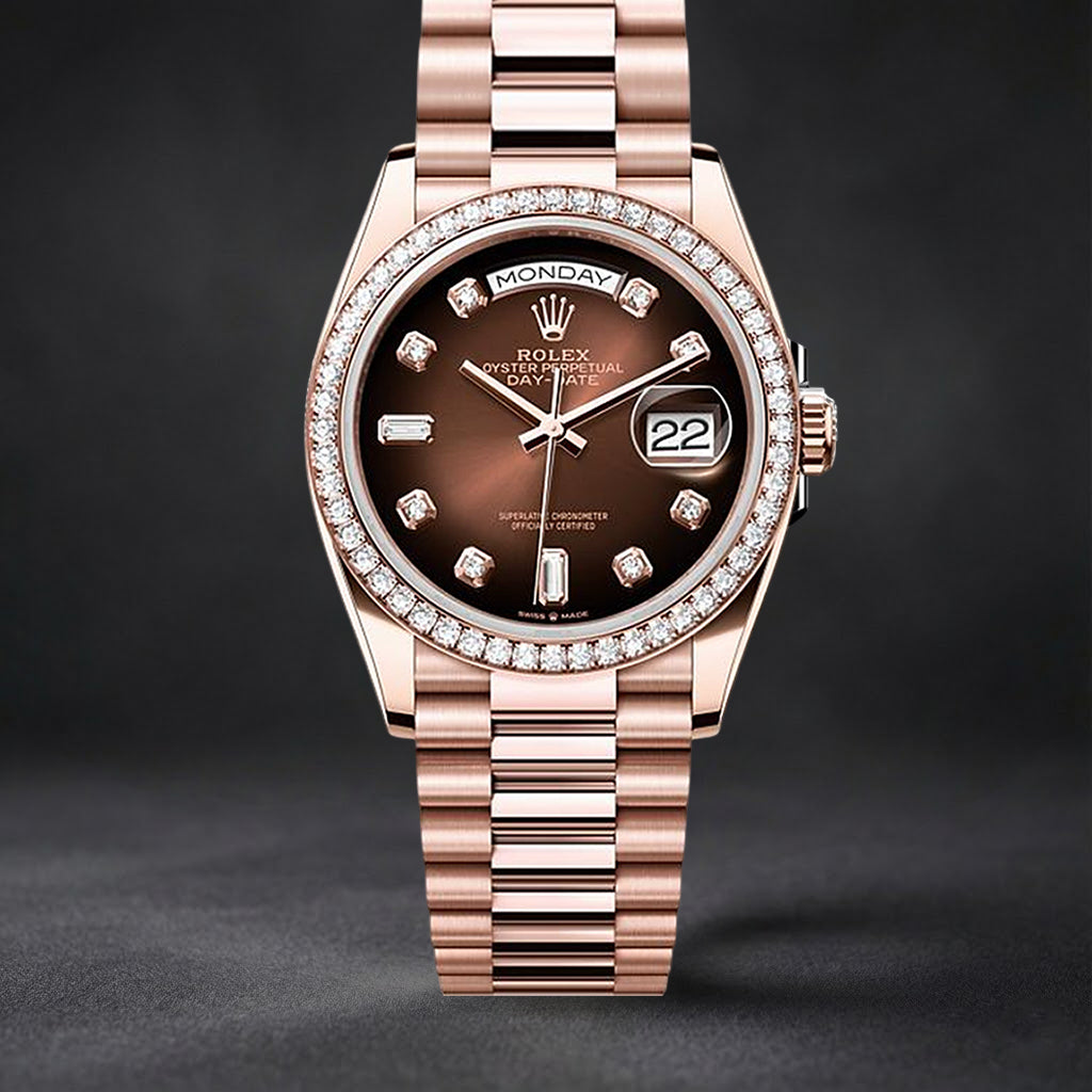 Swiss Luxury Watch | Automatic Watch Day - Date | 316L Stainless Steel Case |Asian Clone 3186 Movement