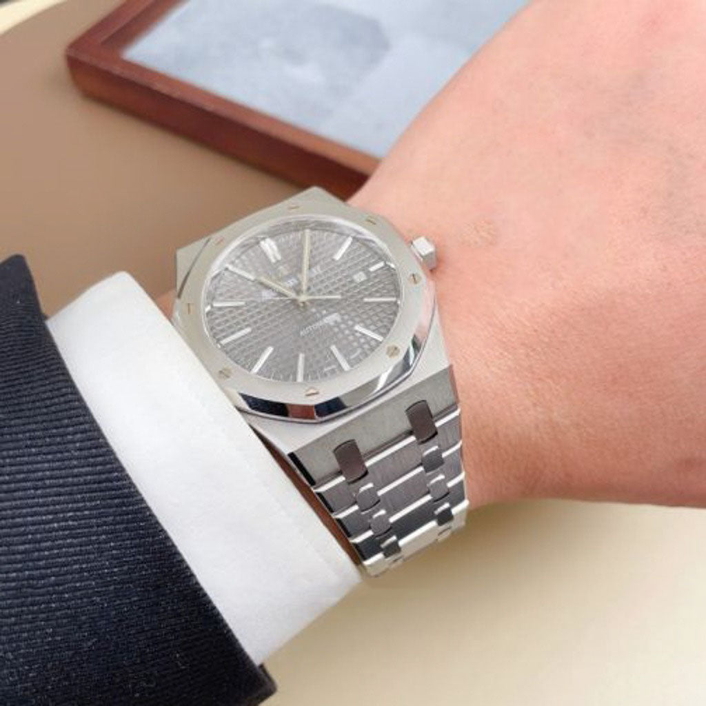 Swiss Luxury Watch | Automatic Watch Royal Oak 15400ST | 904L Stainless Steel Case | Smooth Bezel | A2836 Movement