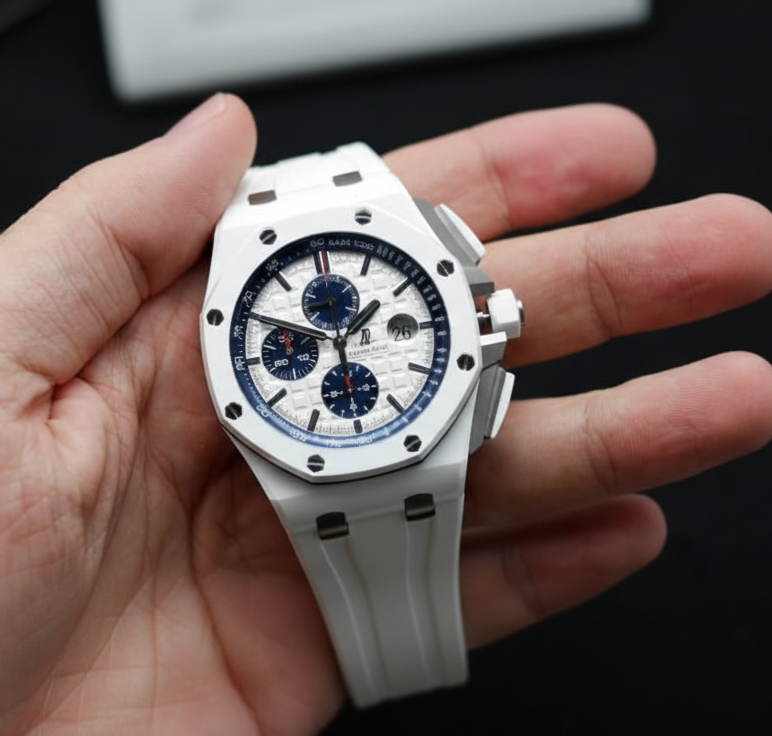 Swiss Luxury Watch | Automatic Watch Royal Oak Offshore 26402CB| 904L Stainless Steel Case | Smooth Bezel | A2836 Movement