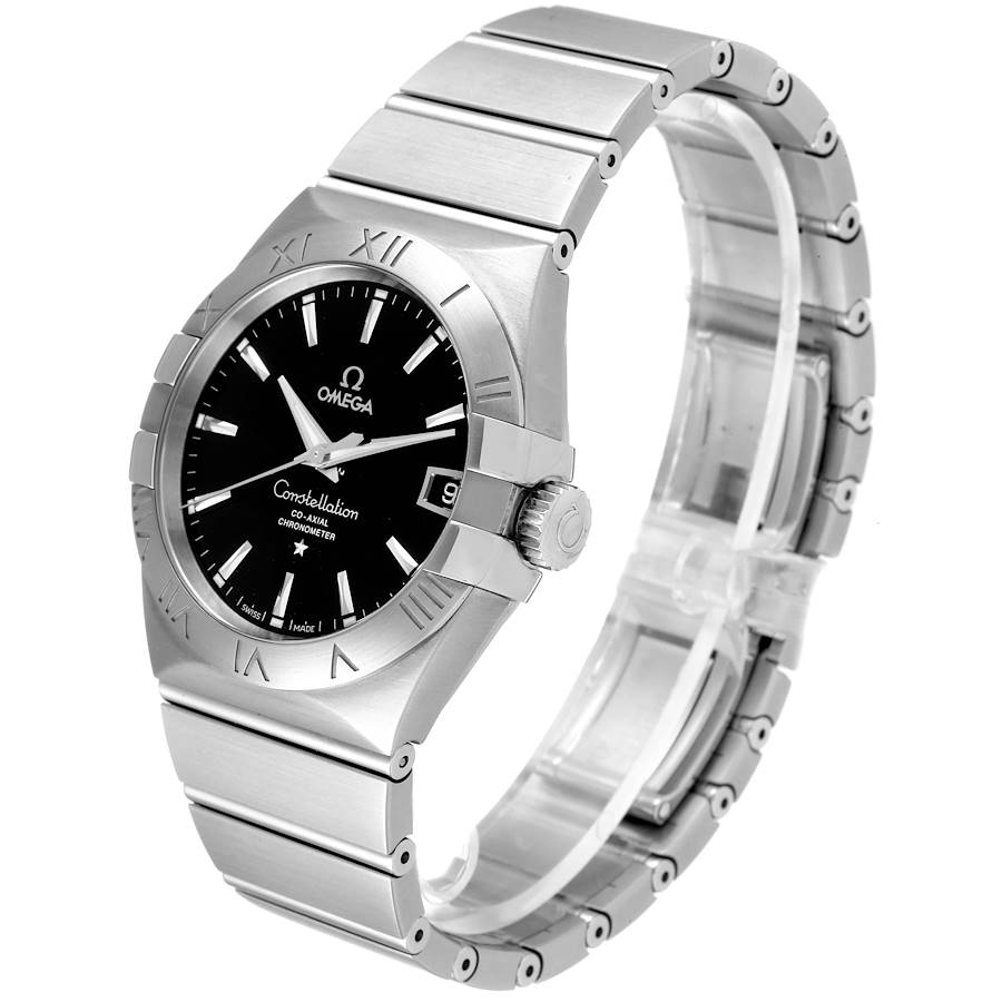 Swiss Luxury Watch | Automatic Watch | Black Dial with Roman Numeral Bezel | Stainless Steel Bracelet