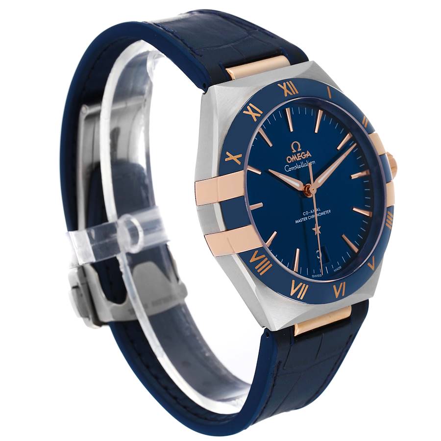 Swiss Luxury Watch | Automatic Watch | Blue Dial | Roman Numeral Bezel | Stainless Steel Bracelet