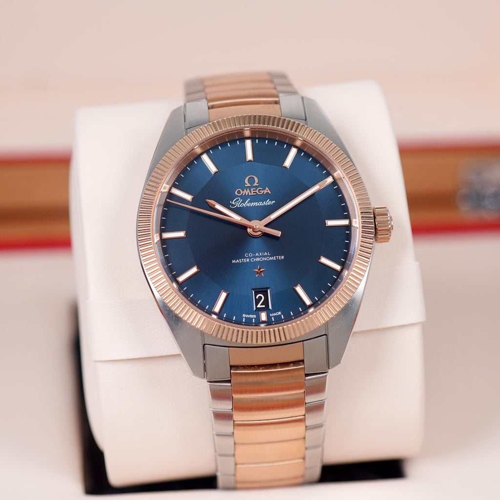 Swiss Luxury Watch | Automatic Watch | Blue Dial | Stainless Steel Bracelet | Fluted Bezel