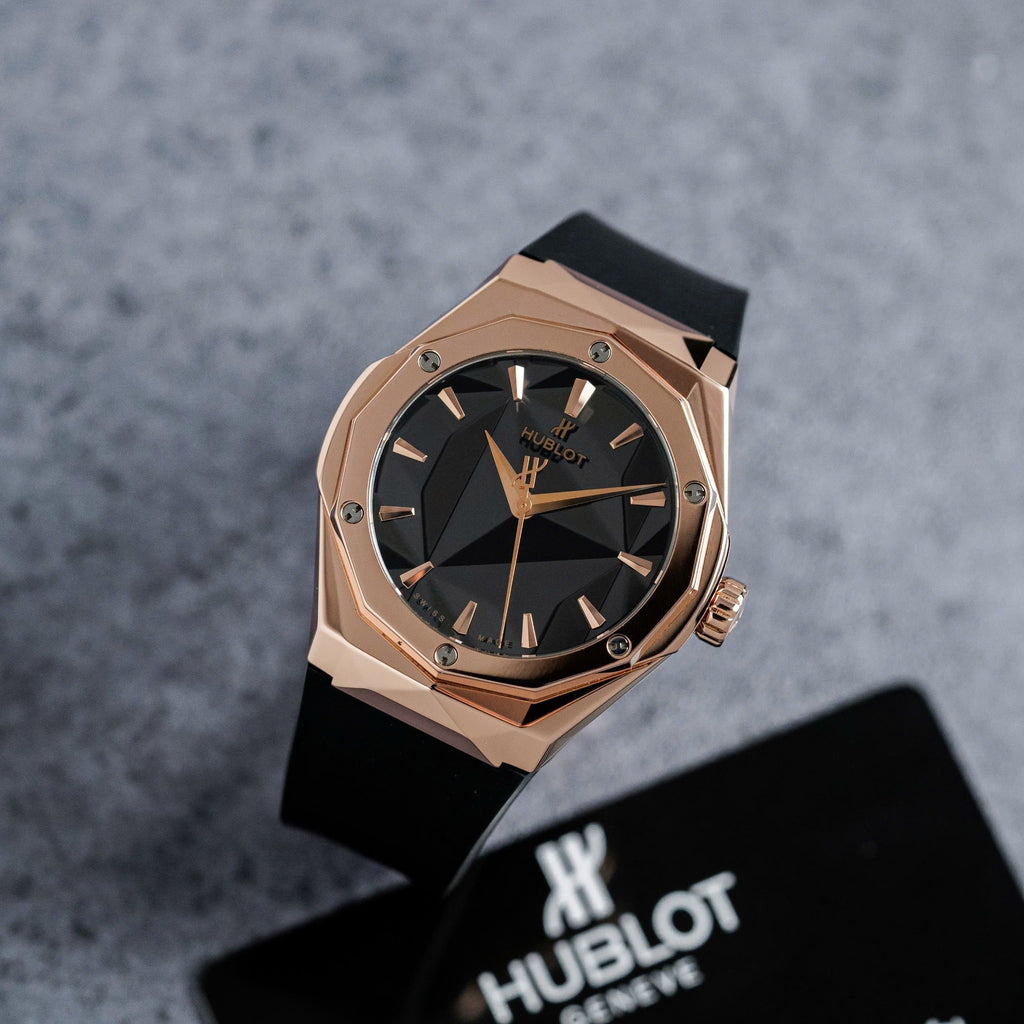 Luxury Swiss Watch | Automatic | Black Faceted Dial | 904L Stainless Stee Case | Black Rubber Strap | Modern Sport Design