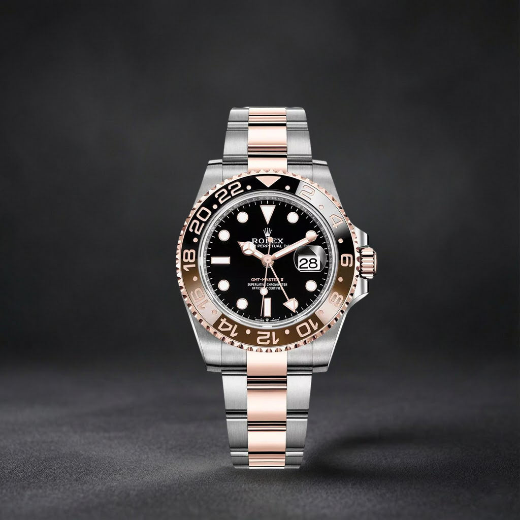 Luxury Swiss Watch | GMT-Master II 126711CHNR | Automatic GMT | Black & Brown Dial | 904L Stainless Steel Bracelet