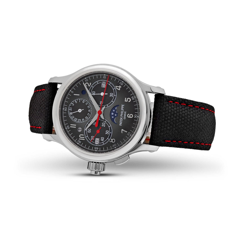 Luxury Swiss Style Watch | Automatic Chronograph | Black Dial | Stainless Steel Case | Black Sport Strap