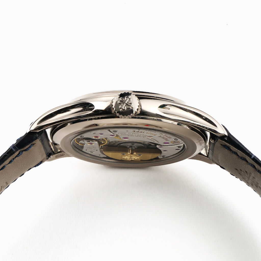 Luxury Swiss Style Watch | Automatic Chronograph | Blue Dial | Stainless Steel Case | Blue Leather Strap