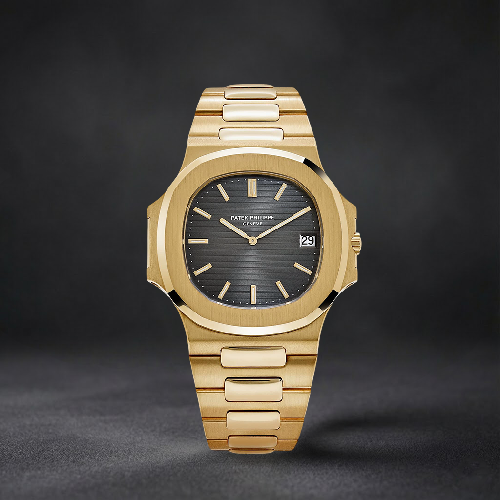 Luxury Swiss Watch | Automatic Movement | Black Textured Dial | Stainless Steel Case | Date Display | Classic Sport Style