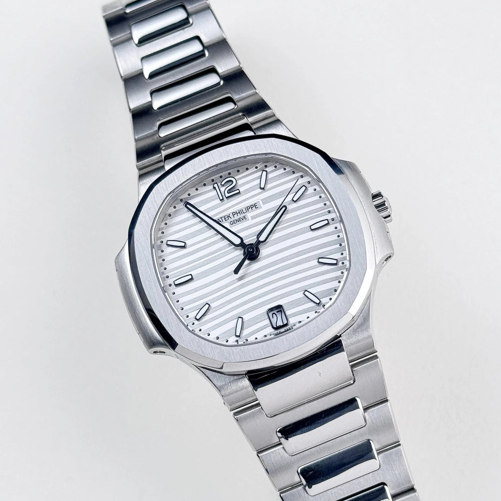 Luxury Swiss Watch | White Dial | Stainless Steel Case | Stainless Steel Bracelet | Date Display