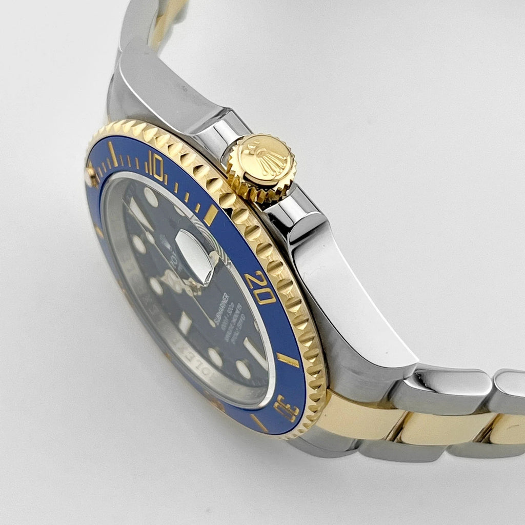Luxury Swiss Watch | Automatic Movement | Blue Sunburst Dial | Luminous Hour Markers | Stainless Steel Bracelet