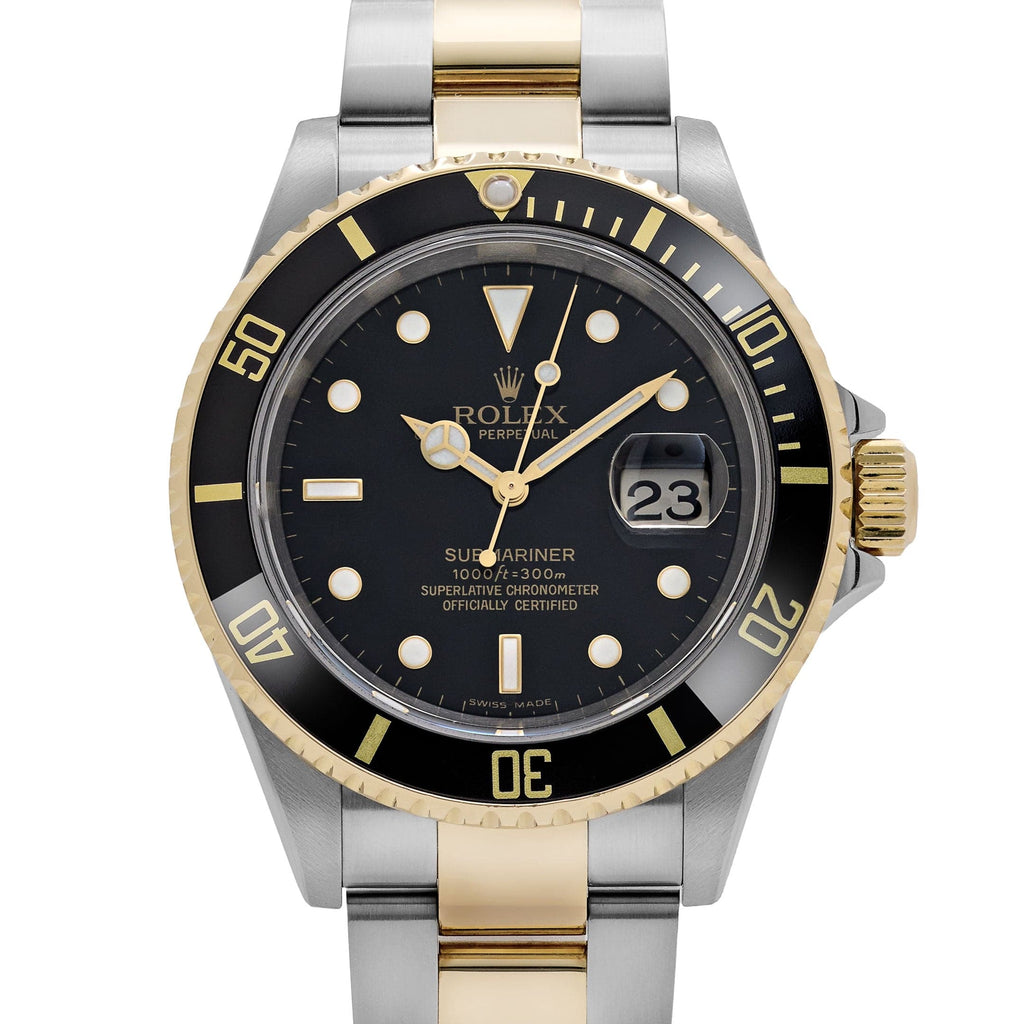Luxury Swiss Watch | Automatic Movement | Black Dial | Luminous Hour Markers | Date Display | Stainless Steel Bracelet