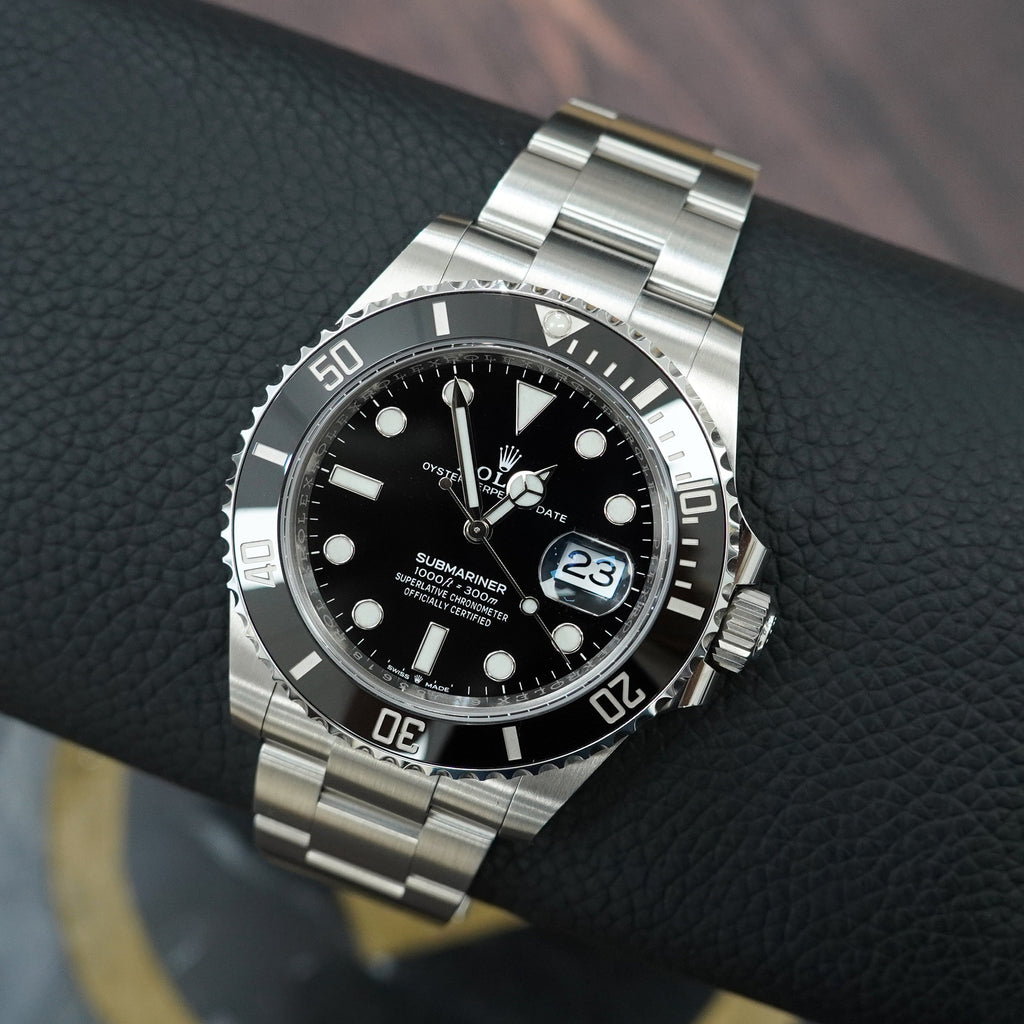 Luxury Swiss Watch | Submariner | Automatic Diver | Black Dial | 904L Stainless Steel Oyster Bracelet | Ceramic Bezel