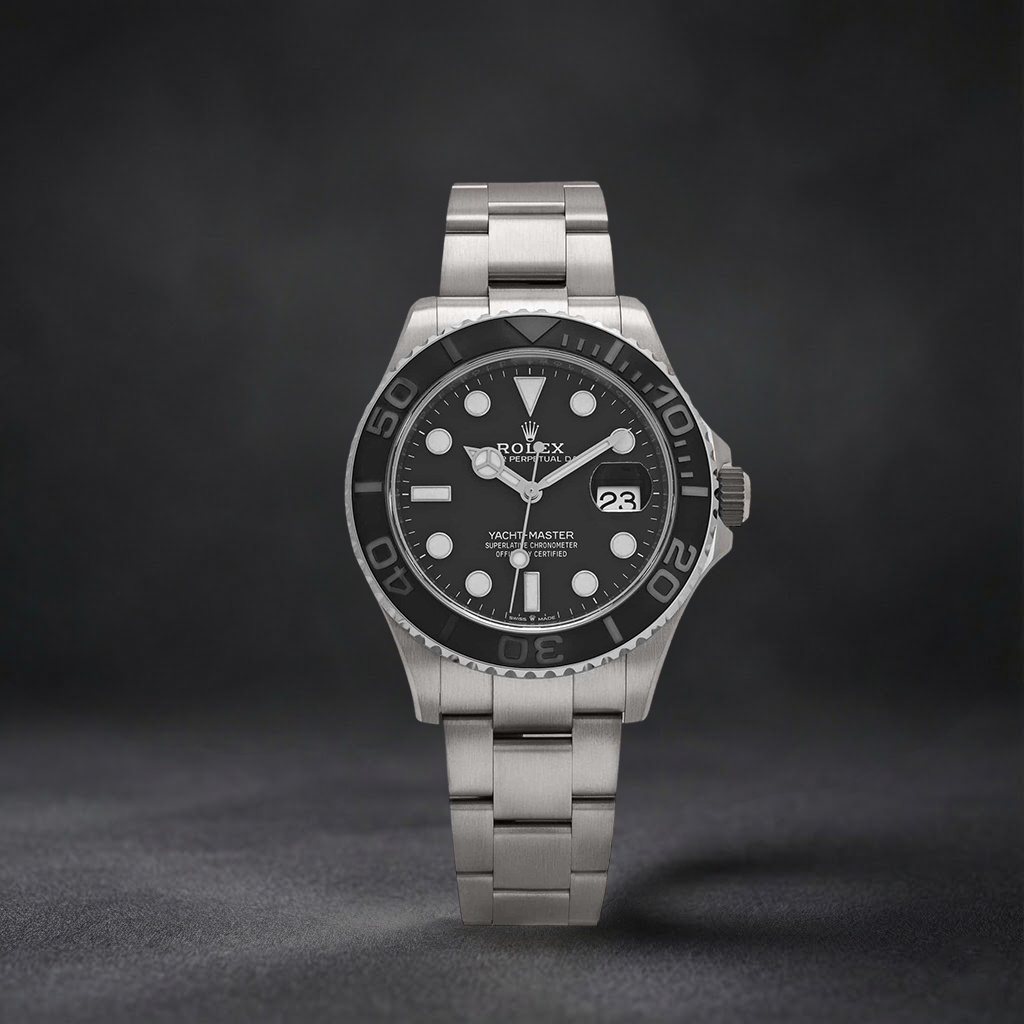 Luxury Swiss Watch | Automatic Movement | Black Dial | Rotating Bezel | Stainless Steel Case