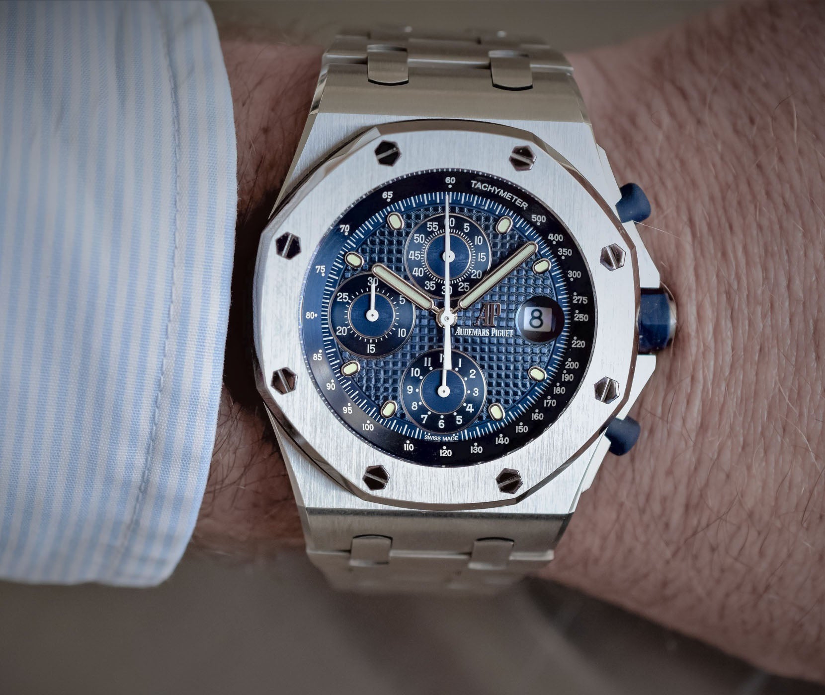 Swiss Luxury Watch | Automatic Watch Royal Oak Offshore 26237ST| 904L Stainless Steel Case | Smooth Bezel | A2836 Movement