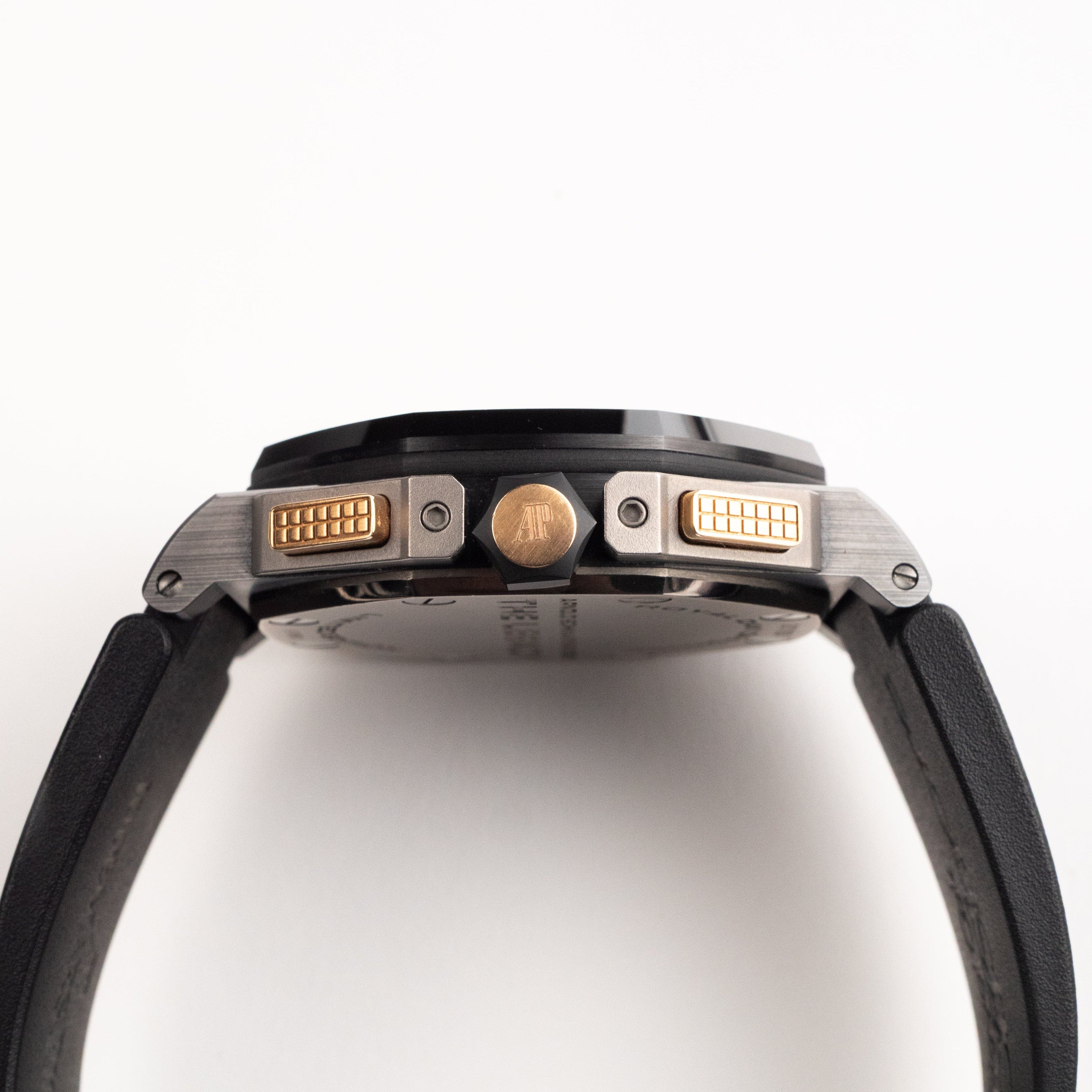 Luxury Swiss Watch | Automatic Movement | Black Multi-Subdial Dial | Black Case | Rubber Strap | Date Display