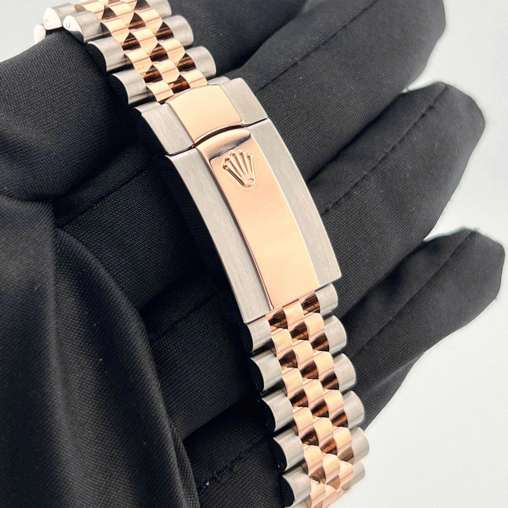 Luxury Swiss Watch | Datejust | Automatic | White Dial with Roman Numerals | 904L Stainless Steel Jubilee Bracelet | Fluted Bezel
