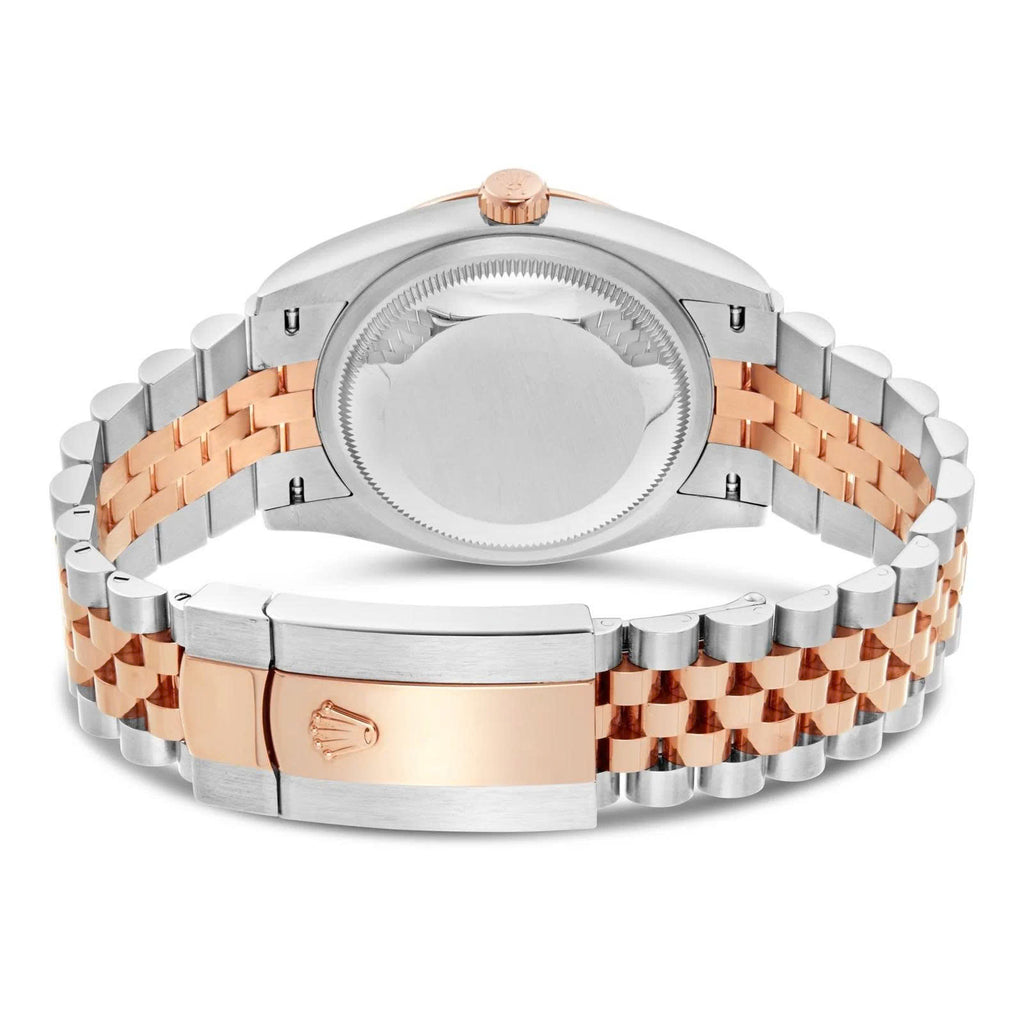 Luxury Swiss Watch | Datejust | Automatic | White Dial with Roman Numerals | 904L Stainless Steel Jubilee Bracelet | Fluted Bezel